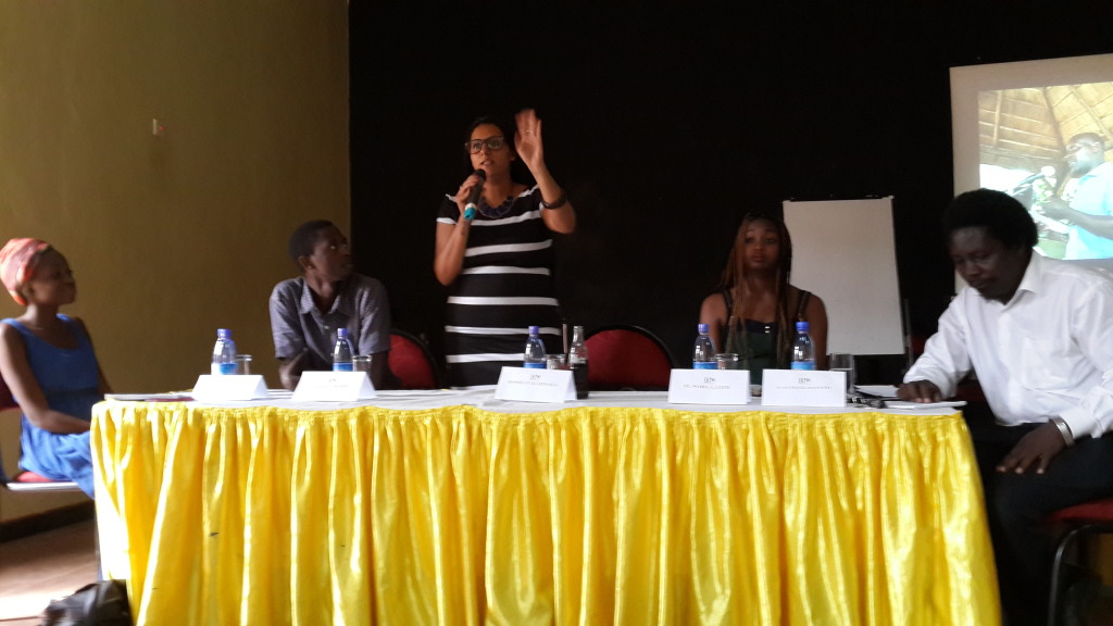 Panelists: Lydia Nyachiro (Tz), Peter Kaggayi (Ug), Roshan Karmali (Ug), Saba (Sudan/Kenya), Patrick Mangeni (Ug).